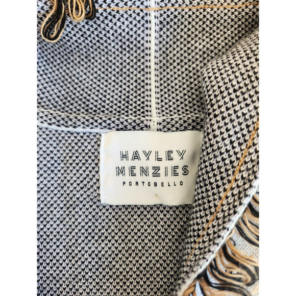 Hayley Menzies Leopard Print Women's Cardigan Sweater size small excellent cond. - Picture 6 of 13